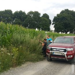 Wyznaczanie lokalizacji punktów badawczych za pomocą odbiornika GPS pod budowę obwodnicy Nałęczowa