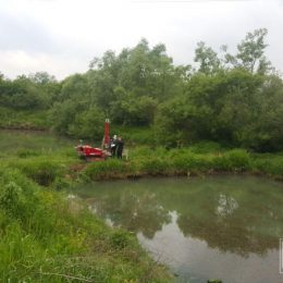 Sondowanie CPT pomiędzy stawami przy ul. Puławskiej w Kazimierzu Dolnym