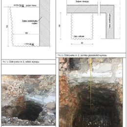 Karta odkrywki fundamentu przy ul. Staszica w Lublinie